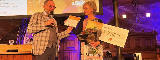 Persbericht - Lectoraat HBO Drechtsteden ontvangt prijs voor compassionate community